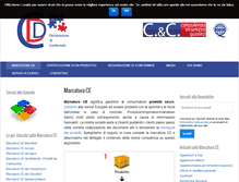 Tablet Screenshot of dichiarazionediconformita.eu